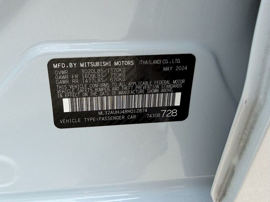 Thumbnail: 2024 Mitsubishi Mirage - 31