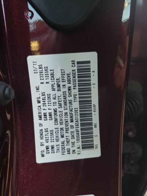 Thumbnail: 2012 Acura TL - 8