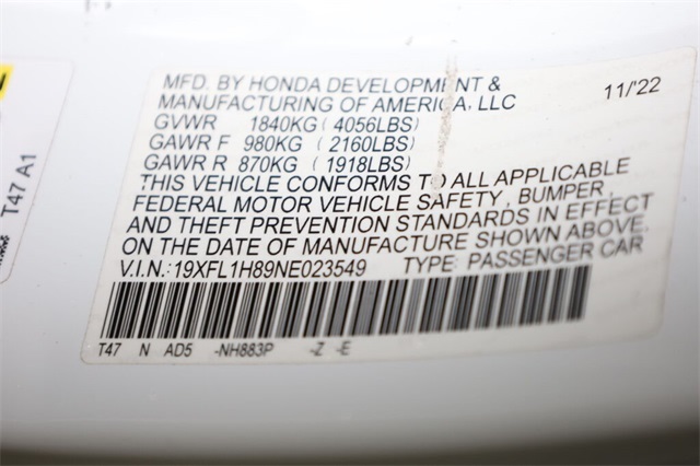 Thumbnail: 2022 Honda Civic - 19