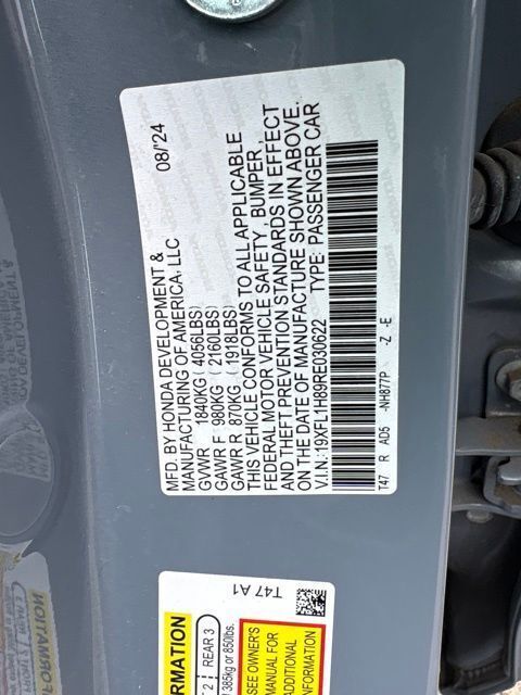 Thumbnail: 2024 Honda Civic - 7