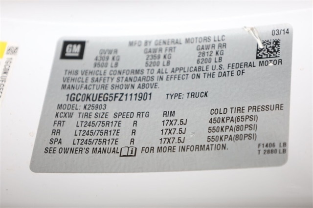 Thumbnail: 2015 Chevrolet Silverado 2500 - 15