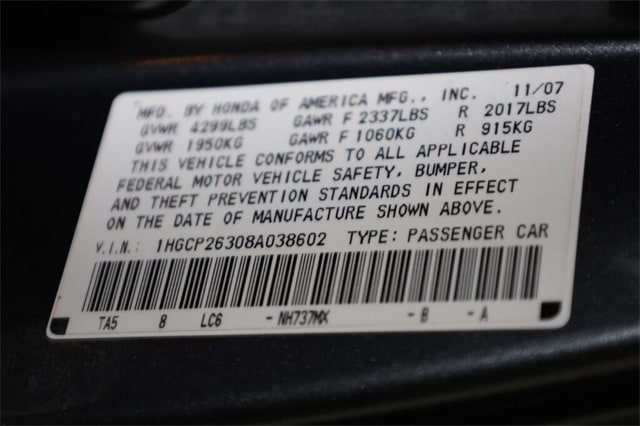 Thumbnail: 2008 Honda Accord - 17