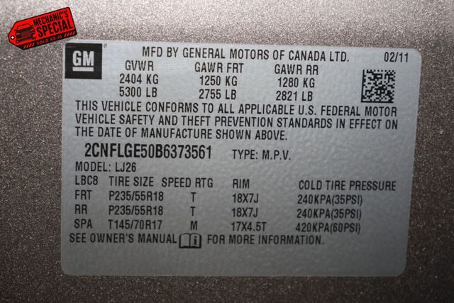 Thumbnail: 2011 Chevrolet Equinox - 19