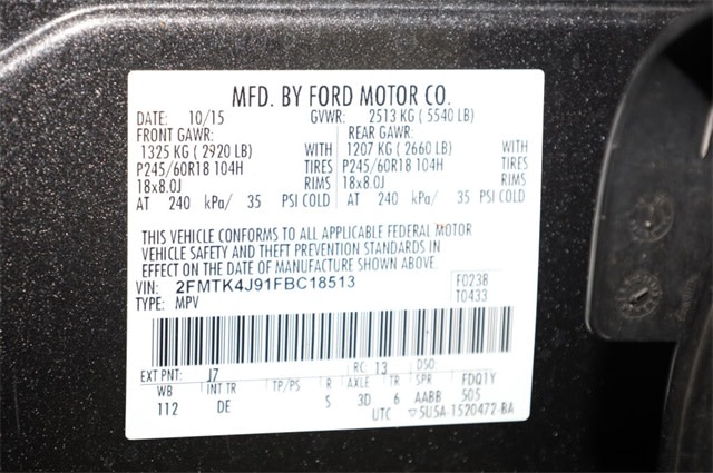 Thumbnail: 2015 Ford Edge - 19