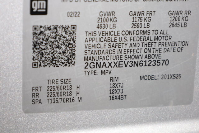Thumbnail: 2022 Chevrolet Equinox - 19