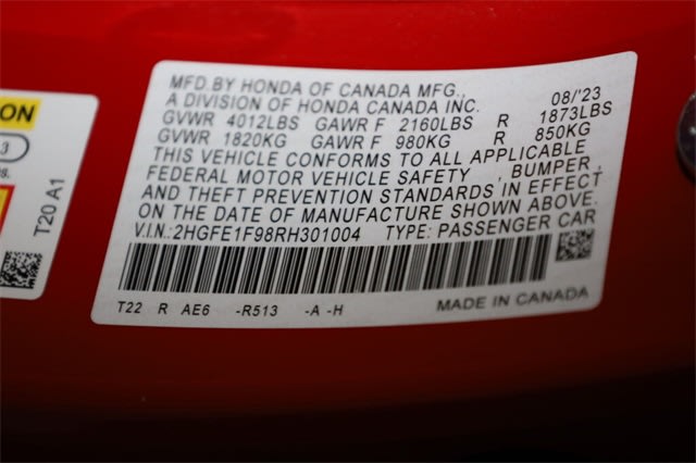 Thumbnail: 2024 Honda Civic - 19