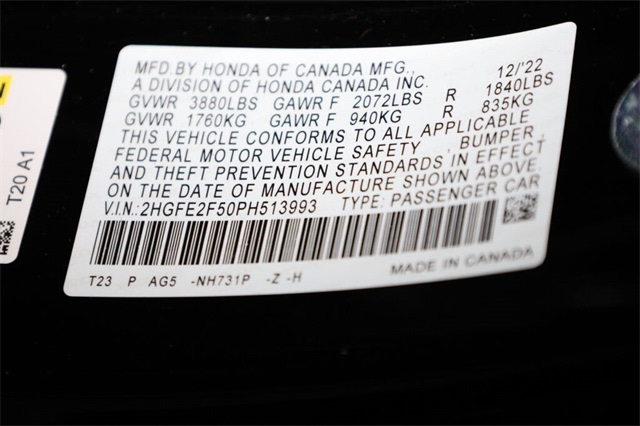 Thumbnail: 2023 Honda Civic - 19