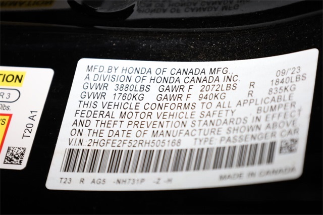 Thumbnail: 2024 Honda Civic - 19