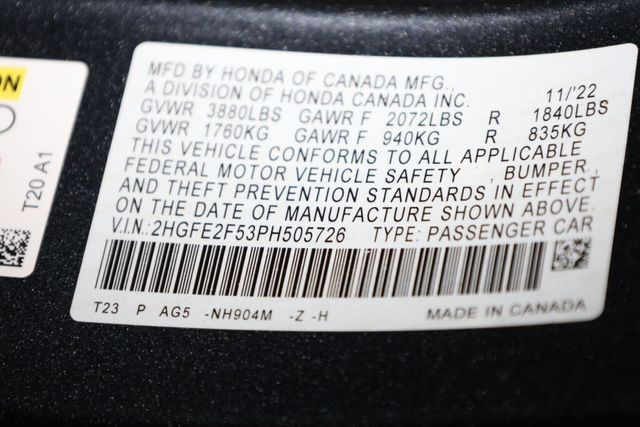 Thumbnail: 2023 Honda Civic - 19