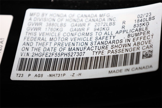 Thumbnail: 2023 Honda Civic - 18