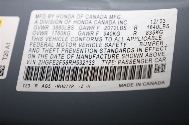 Thumbnail: 2024 Honda Civic - 19