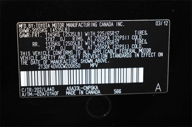 Thumbnail: 2012 Toyota RAV4 - 18