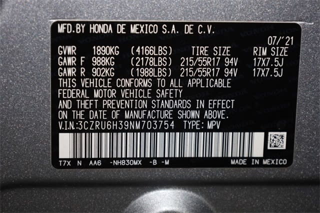 2022 Honda HR-V LX 19