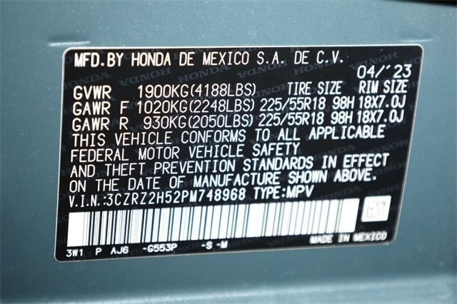 2023 Honda HR-V Sport 19