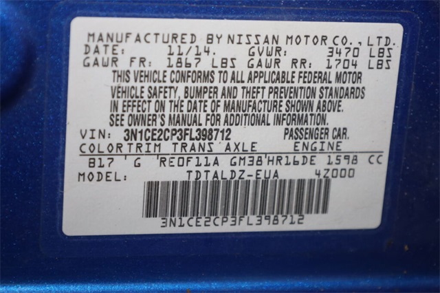 Thumbnail: 2015 Nissan Versa Note - 19