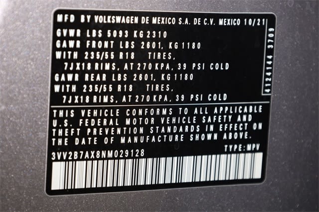 Thumbnail: 2022 Volkswagen Tiguan - 19