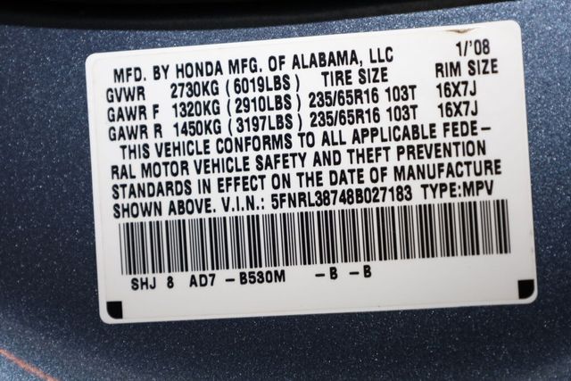 Thumbnail: 2008 Honda Odyssey - 19