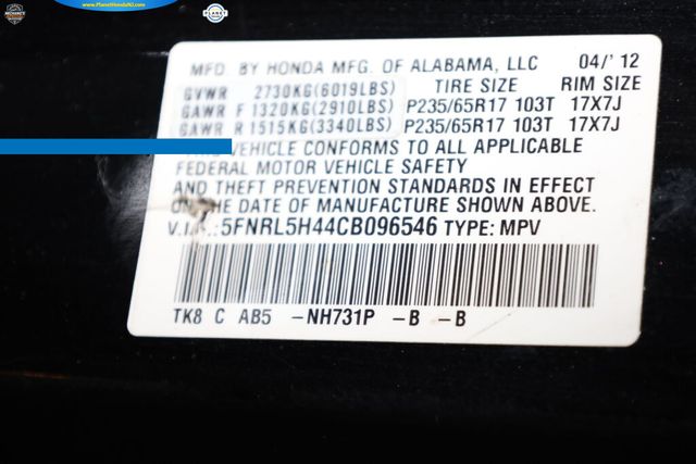 Thumbnail: 2012 Honda Odyssey - 18