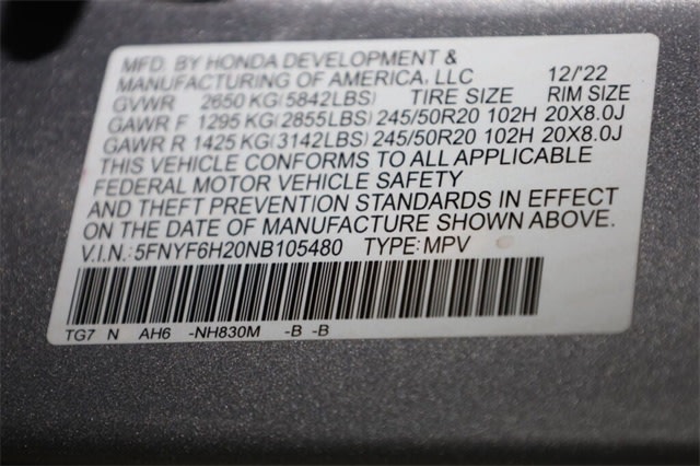 Thumbnail: 2022 Honda Pilot - 20