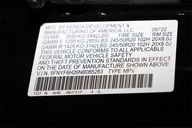 Thumbnail: 2022 Honda Pilot - 20