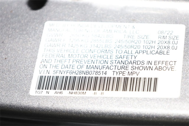 Thumbnail: 2022 Honda Pilot - 20