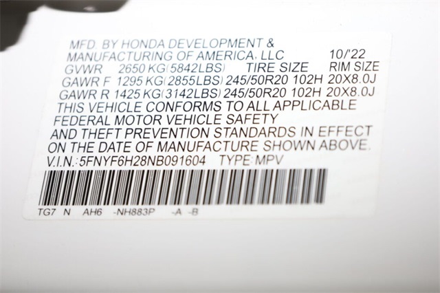 Thumbnail: 2022 Honda Pilot - 19