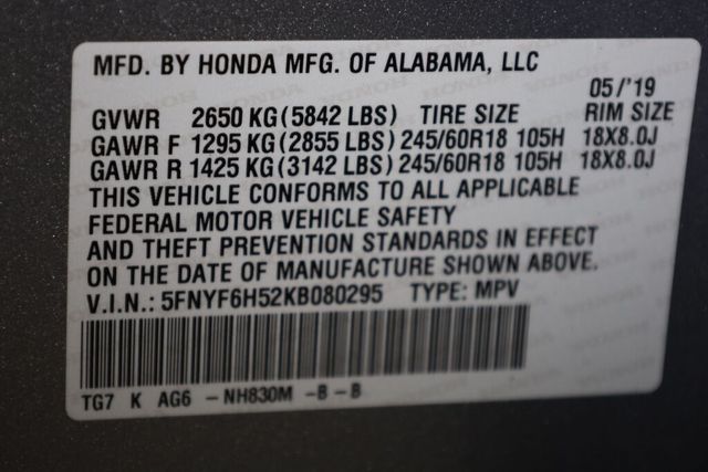 Thumbnail: 2019 Honda Pilot - 18