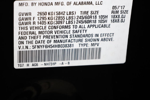 Thumbnail: 2017 Honda Pilot - 19