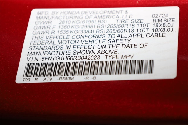 Thumbnail: 2024 Honda Pilot - 19