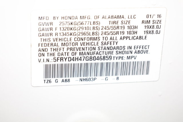 Thumbnail: 2016 Acura MDX - 19
