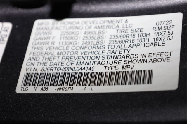 Thumbnail: 2022 Honda CR-V - 19