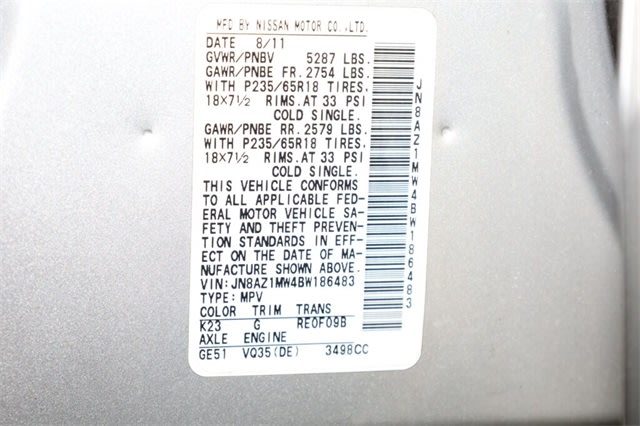 Thumbnail: 2011 Nissan Murano - 19