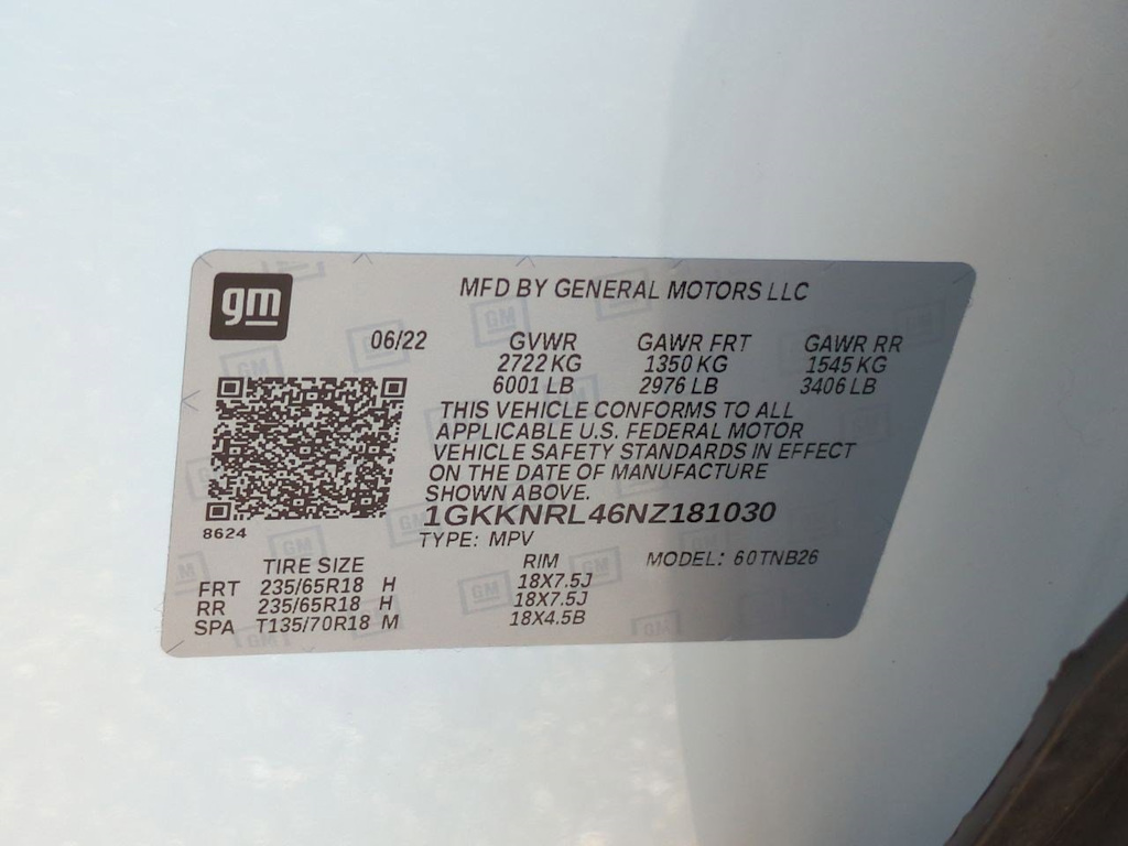 Thumbnail: 2022 GMC Acadia - 18