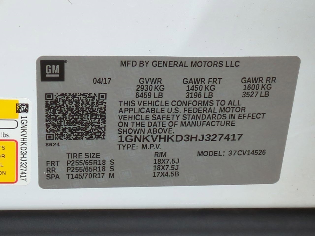 2017 Chevrolet Traverse LT 20