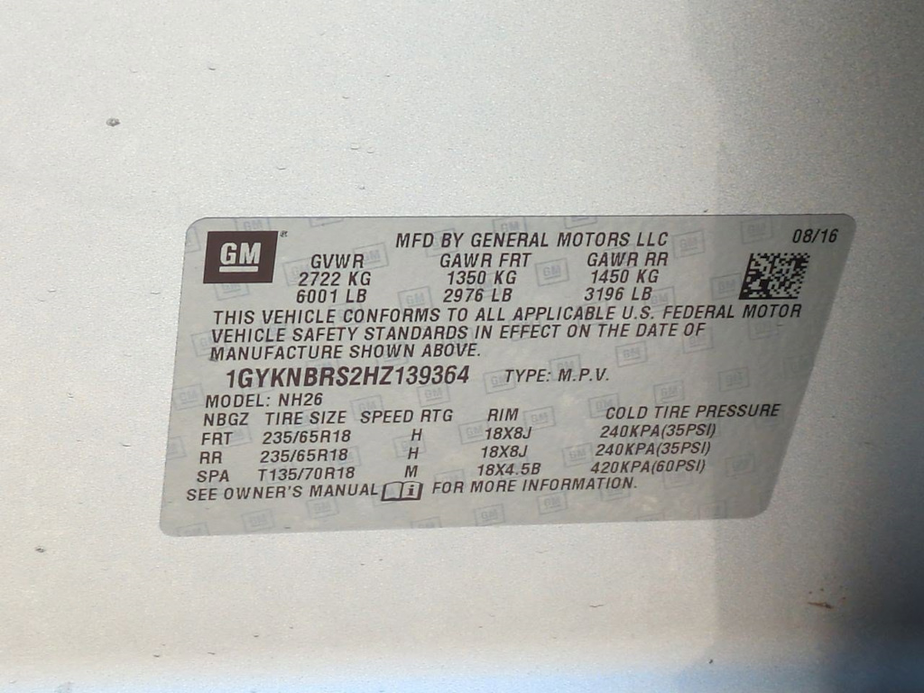 Thumbnail: 2017 Cadillac XT5 - 18