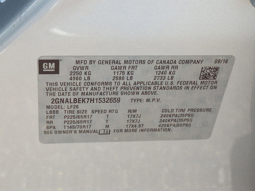 Thumbnail: 2017 Chevrolet Equinox - 20