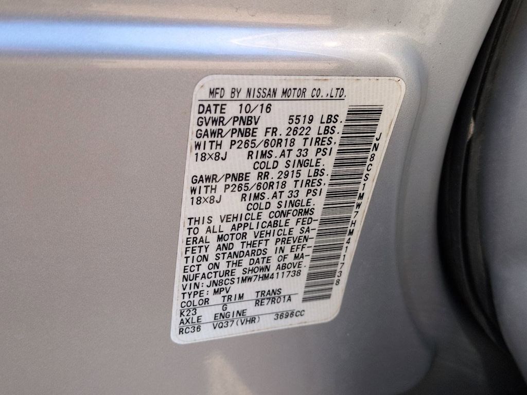 Thumbnail: 2017 INFINITI QX70 - 20