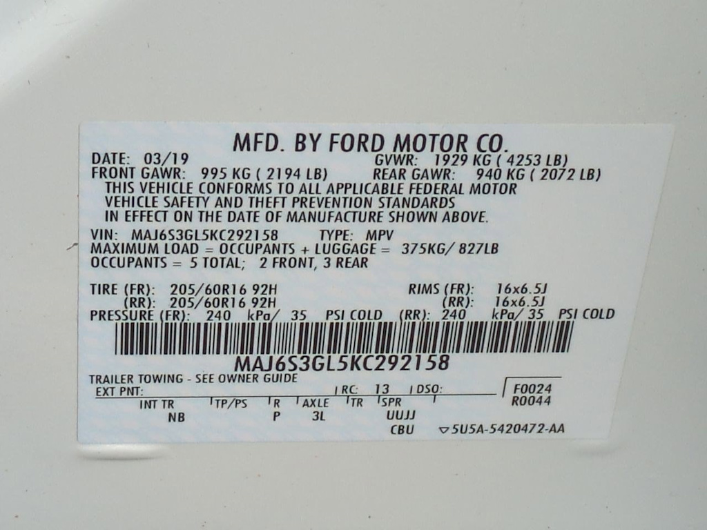 2019 Ford EcoSport SE 19