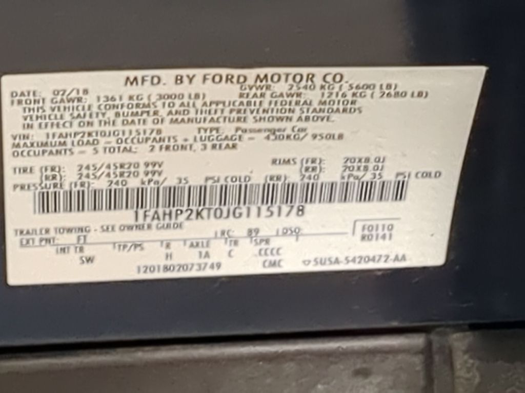 Thumbnail: 2018 Ford Taurus - 20