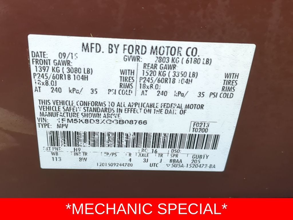 Thumbnail: 2016 Ford Explorer - 19