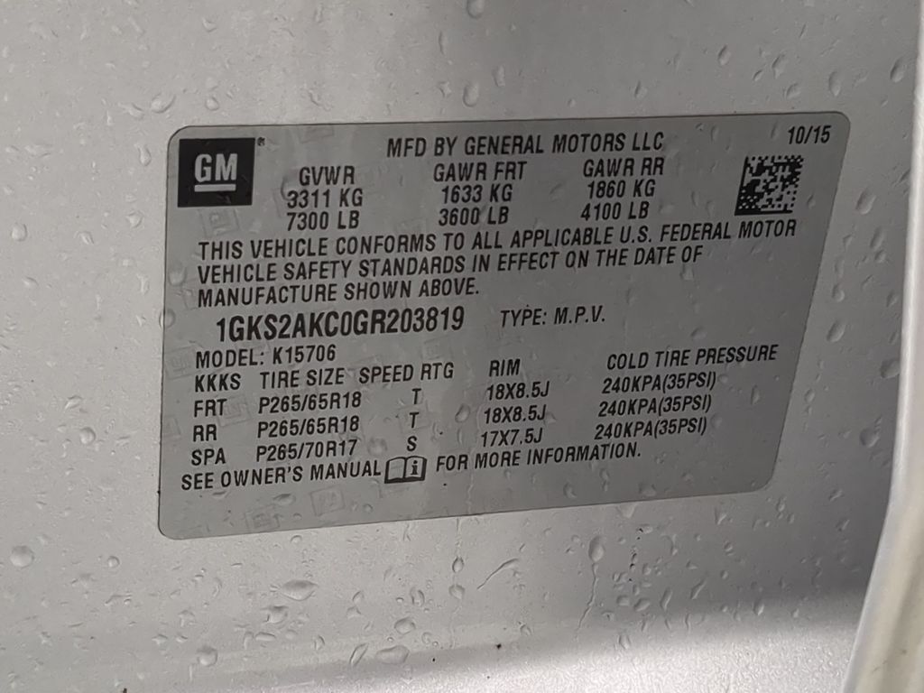 Thumbnail: 2016 GMC Yukon - 19