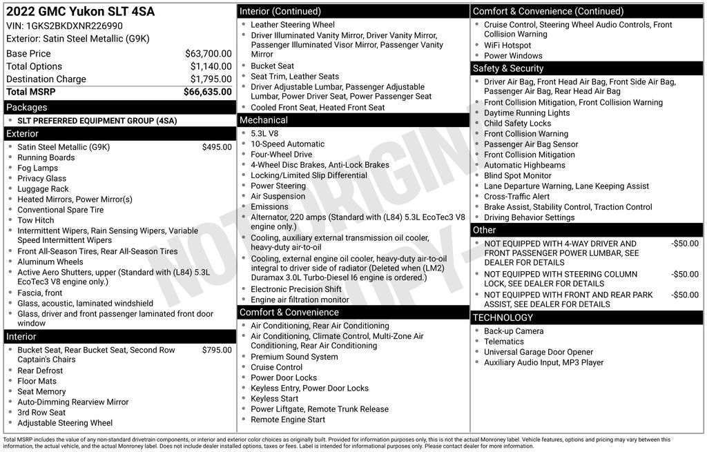 Thumbnail: 2022 GMC Yukon - 18