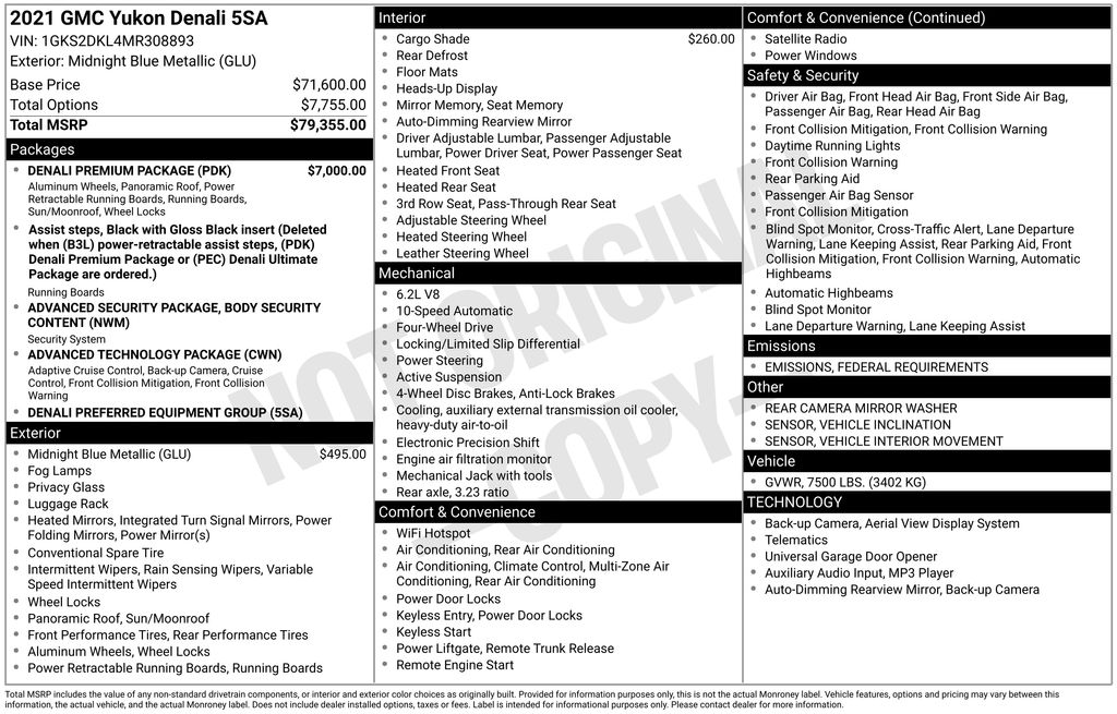 Thumbnail: 2021 GMC Yukon - 18