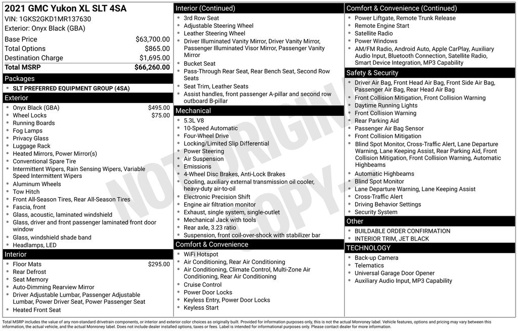 Thumbnail: 2021 GMC Yukon XL - 21