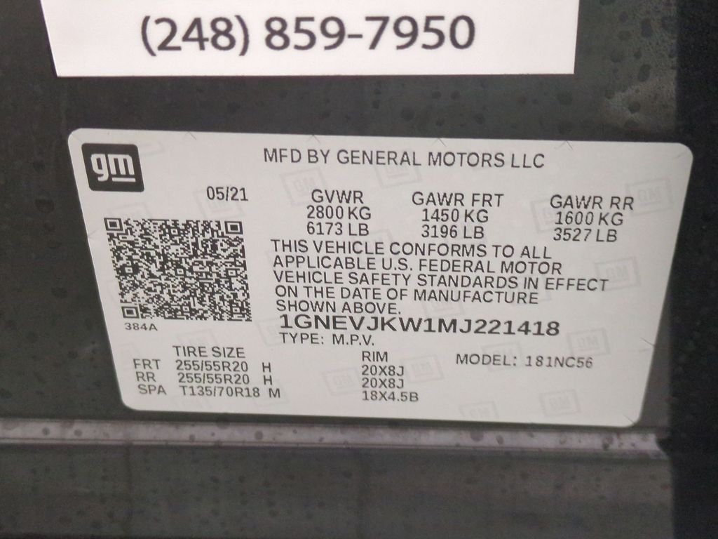 Thumbnail: 2021 Chevrolet Traverse - 18