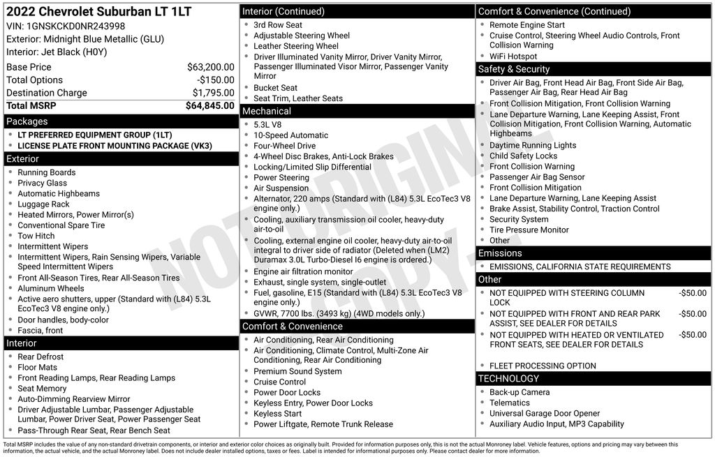 Thumbnail: 2022 Chevrolet Suburban - 19