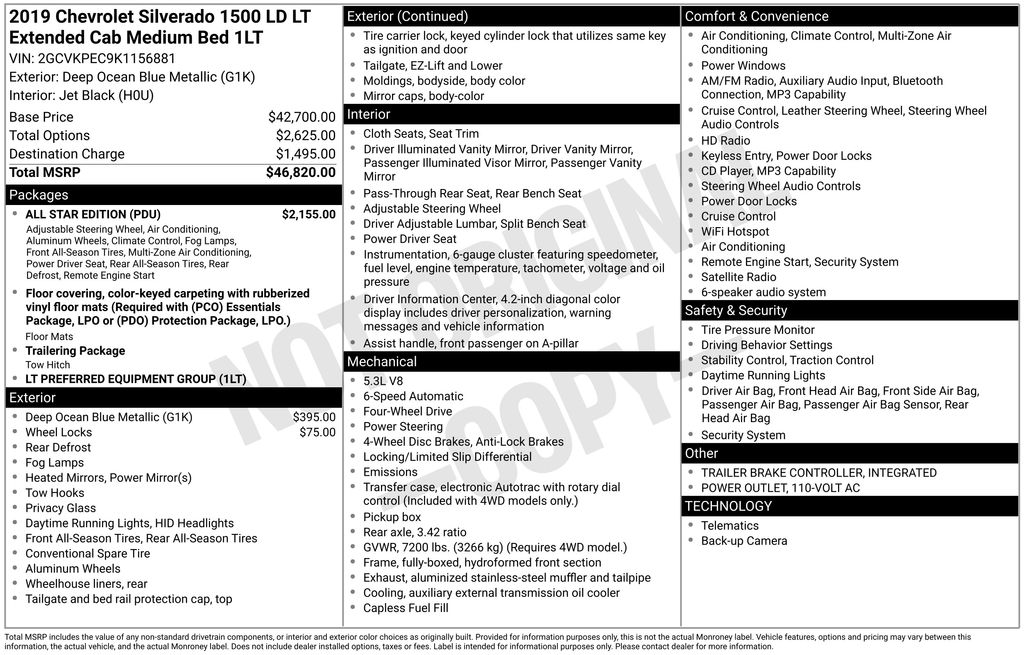 Thumbnail: 2019 Chevrolet Silverado 1500 - 19