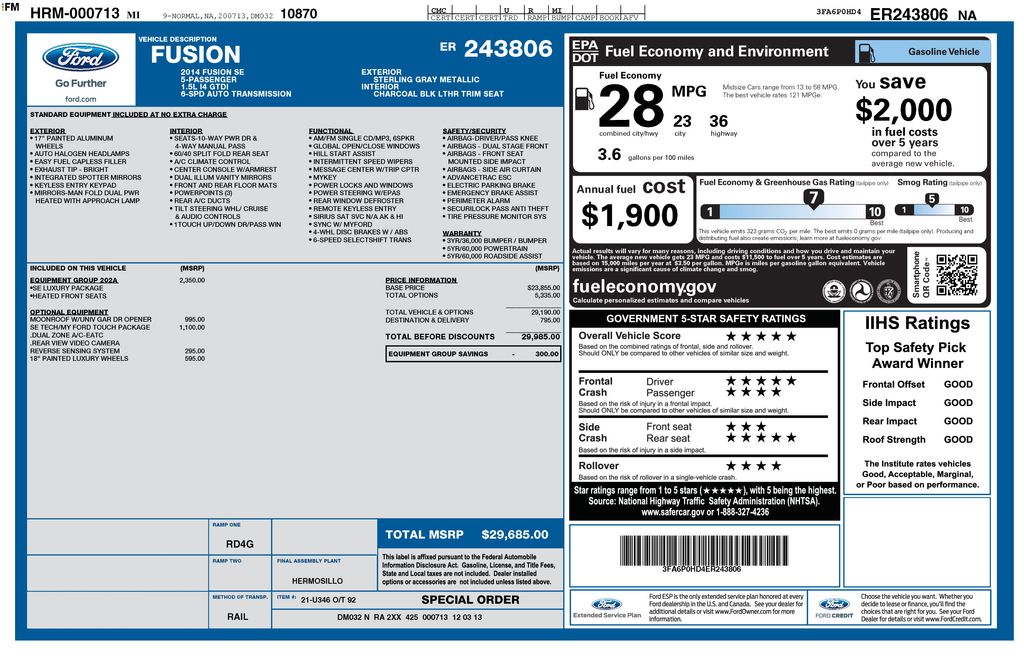 Thumbnail: 2014 Ford Fusion - 18