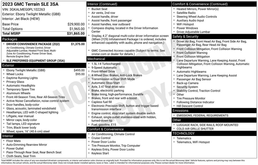 Thumbnail: 2023 GMC Terrain - 19