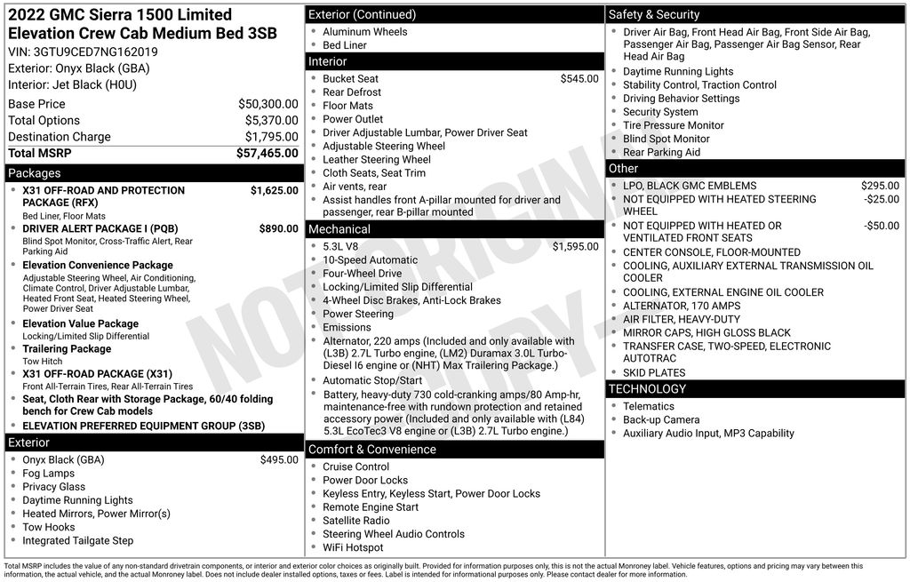 Thumbnail: 2022 GMC Sierra 1500 - 18